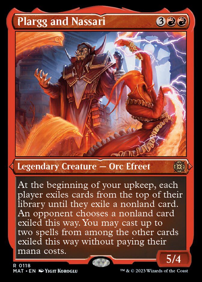 Plargg and Nassari (Foil Etched) [March of the Machine: The Aftermath] Magic: The Gathering