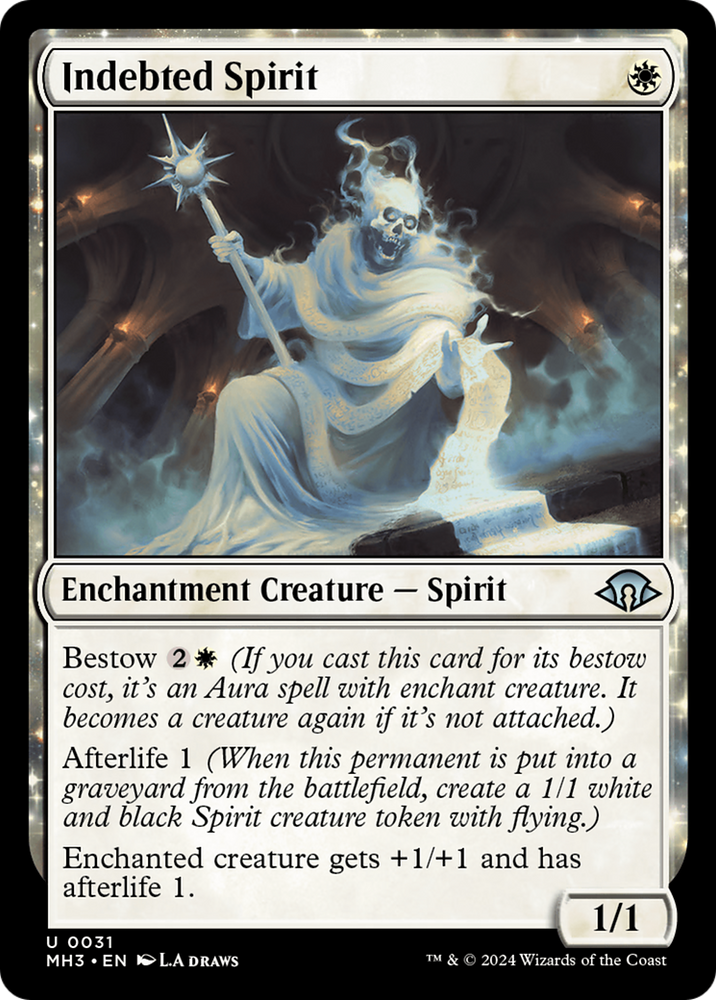 Indebted Spirit [Modern Horizons 3] Magic: The Gathering