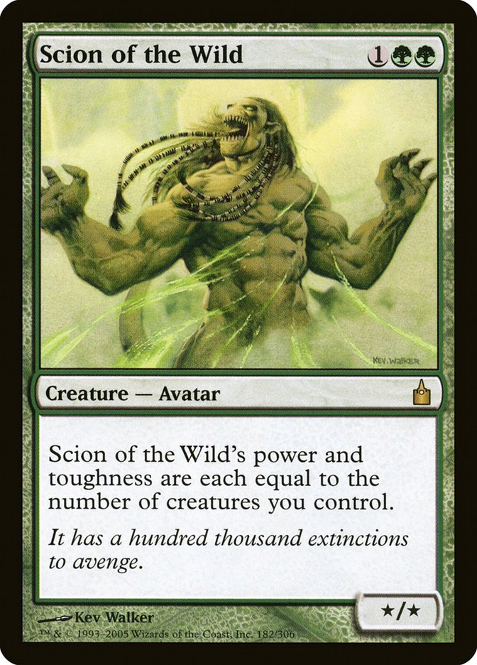 Scion of the Wild [Ravnica: City of Guilds] Magic: The Gathering