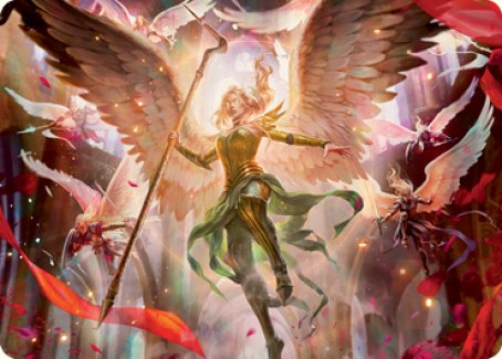 Sigarda's Summons Art Card [Innistrad: Crimson Vow Art Series] Magic: The Gathering
