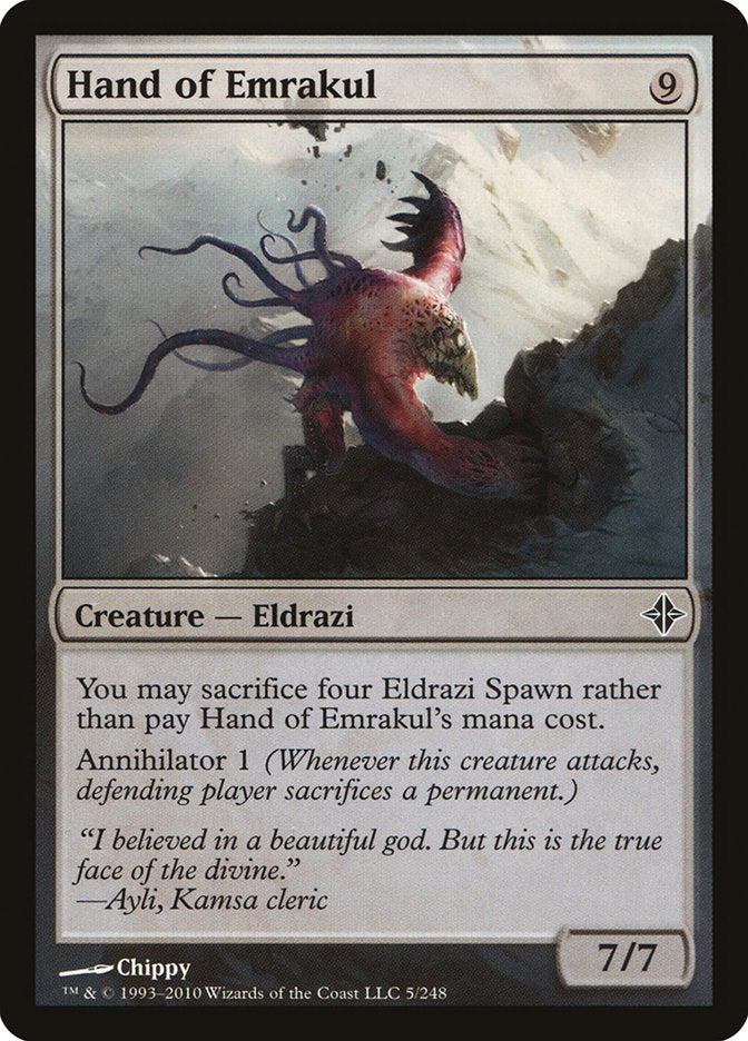 Hand of Emrakul [Rise of the Eldrazi] Magic: The Gathering