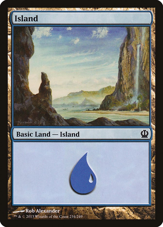 Island (234) [Theros] Magic: The Gathering