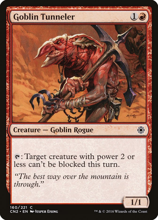 Goblin Tunneler [Conspiracy: Take the Crown] Magic: The Gathering