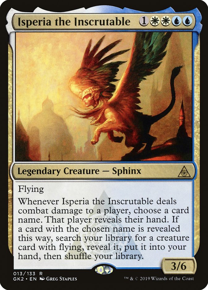 Isperia the Inscrutable [Ravnica Allegiance Guild Kit] Magic: The Gathering