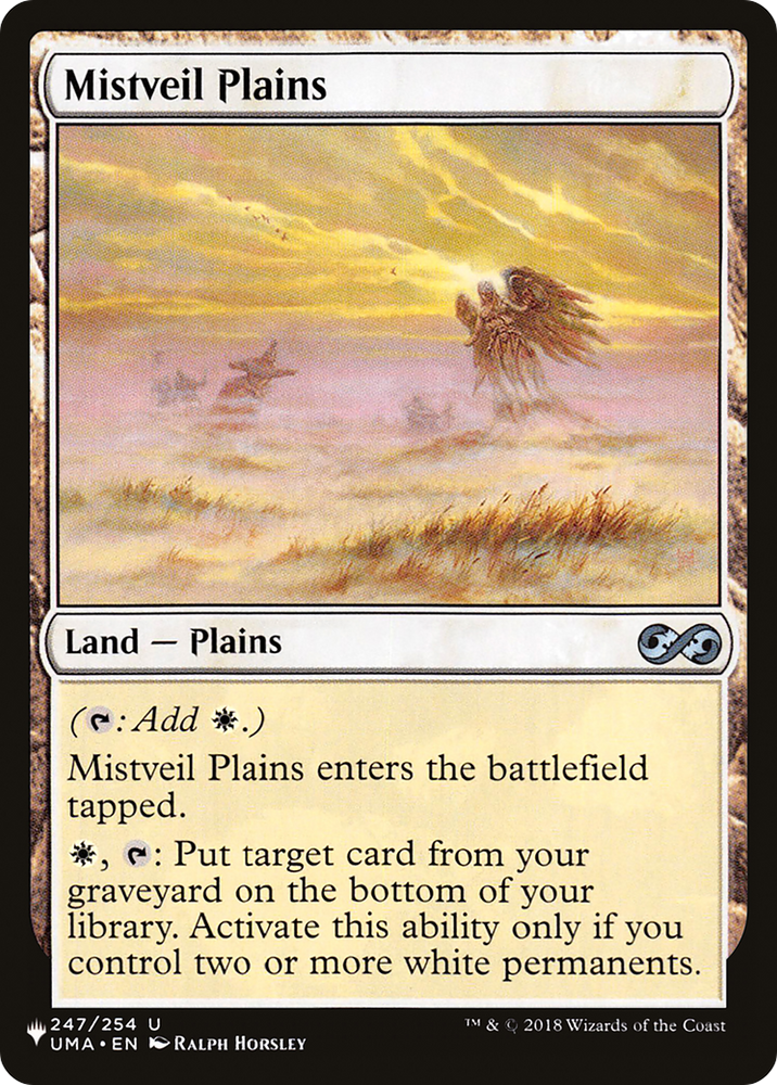 Mistveil Plains [The List] Magic: The Gathering