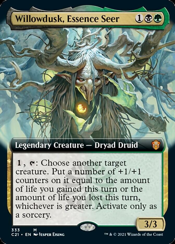 Willowdusk, Essence Seer (Extended Art) [Commander 2021] Magic: The Gathering