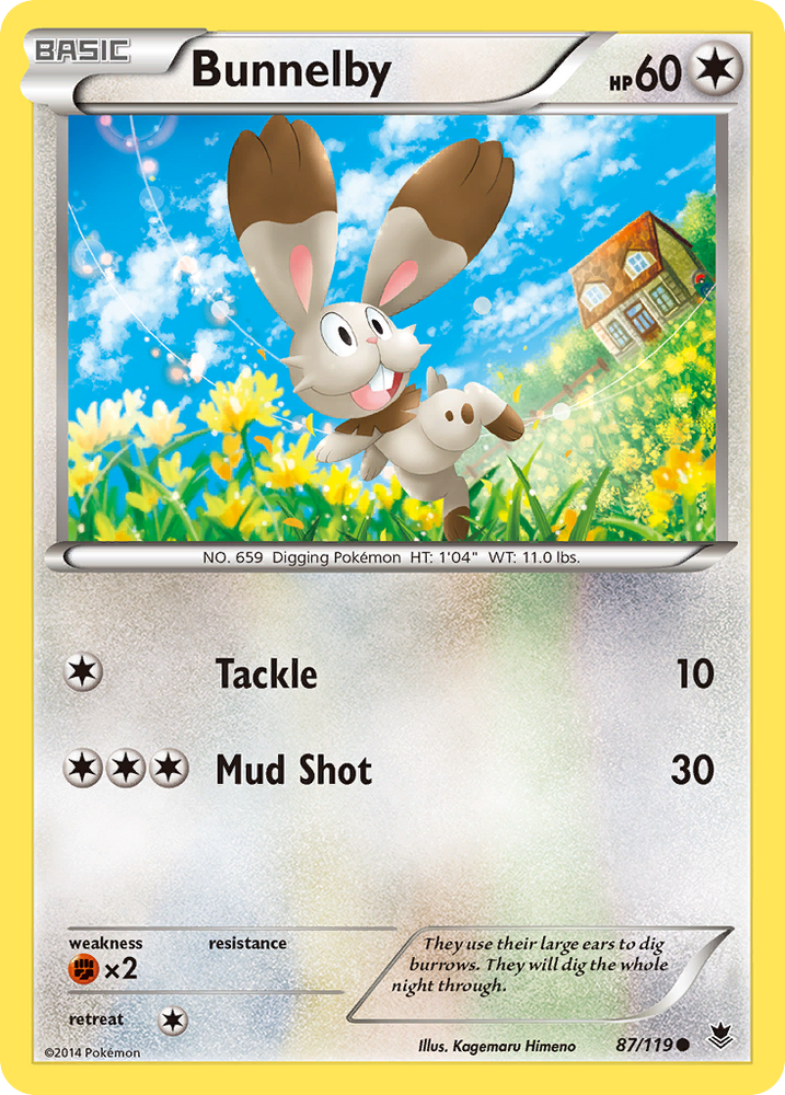 Bunnelby (87/119) [XY: Phantom Forces] Pokémon