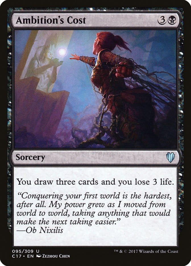 Ambition's Cost [Commander 2017] Magic: The Gathering