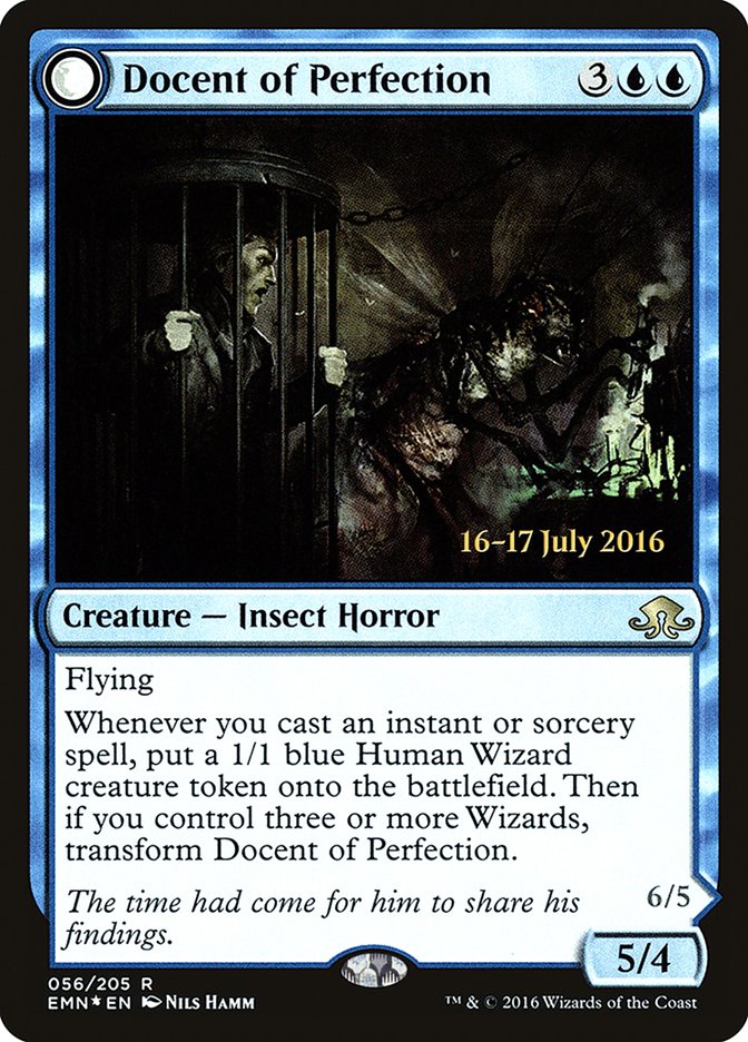 Docent of Perfection // Final Iteration [Eldritch Moon Prerelease Promos] Magic: The Gathering