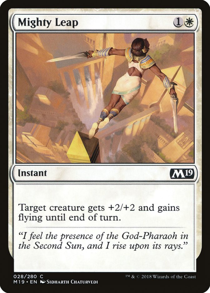 Mighty Leap [Core Set 2019] Magic: The Gathering