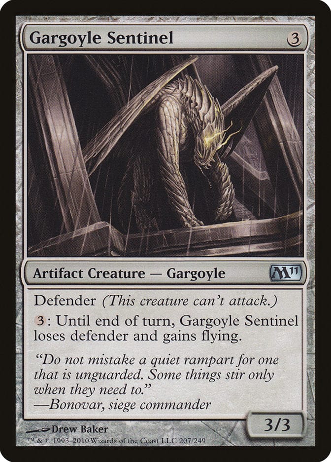 Gargoyle Sentinel [Magic 2011] Magic: The Gathering