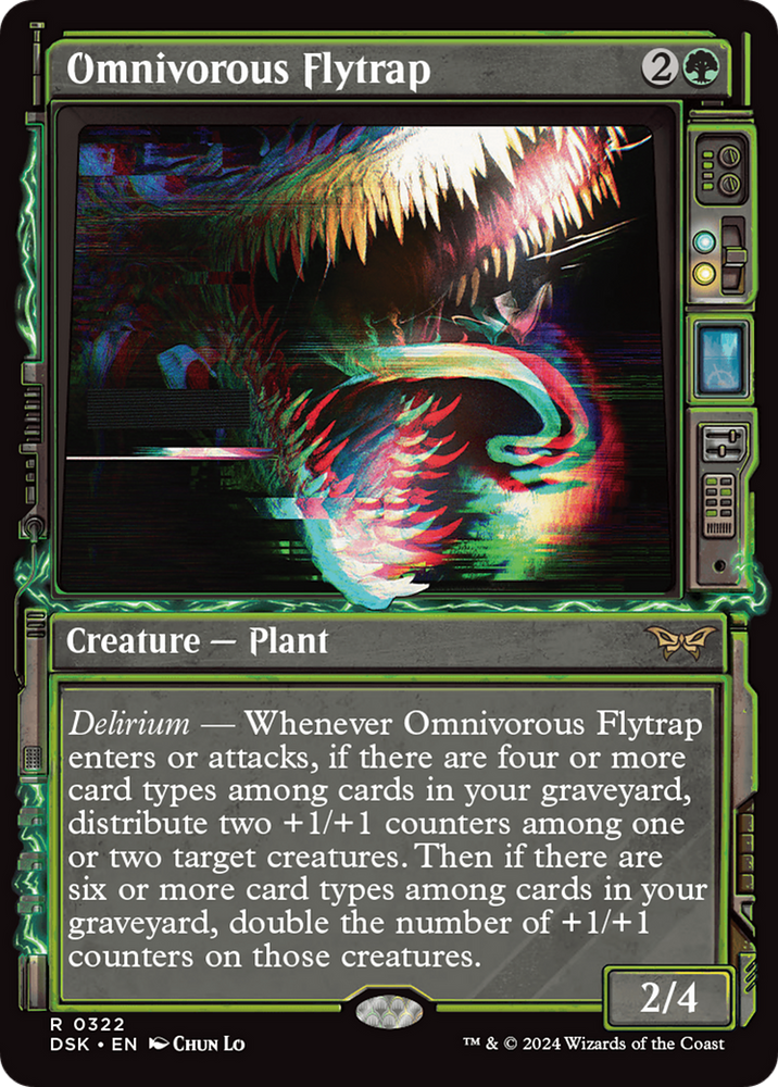 Omnivorous Flytrap (Showcase) [Duskmourn: House of Horror] Magic: The Gathering
