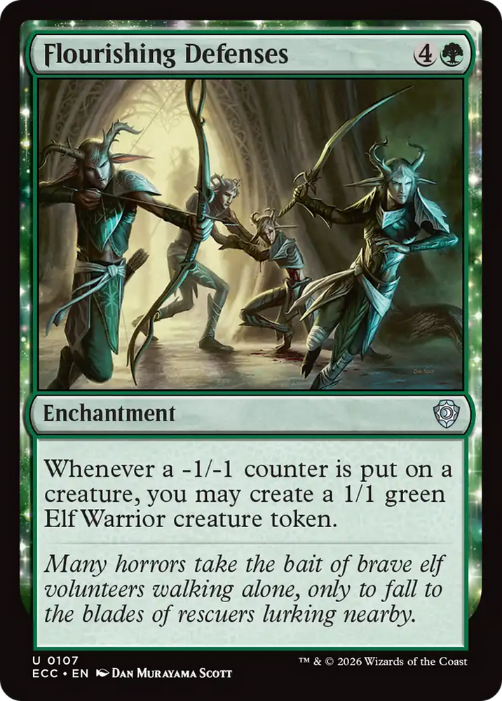 Flourishing Defenses [Lorwyn Eclipsed Commander] Magic: The Gathering