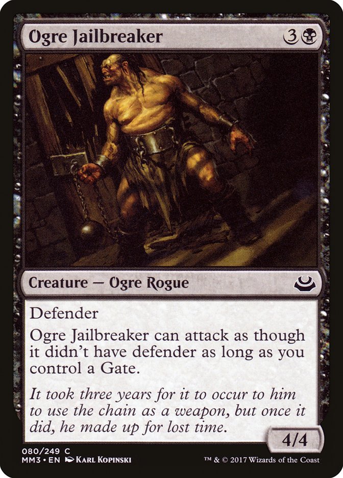 Ogre Jailbreaker [Modern Masters 2017] Magic: The Gathering