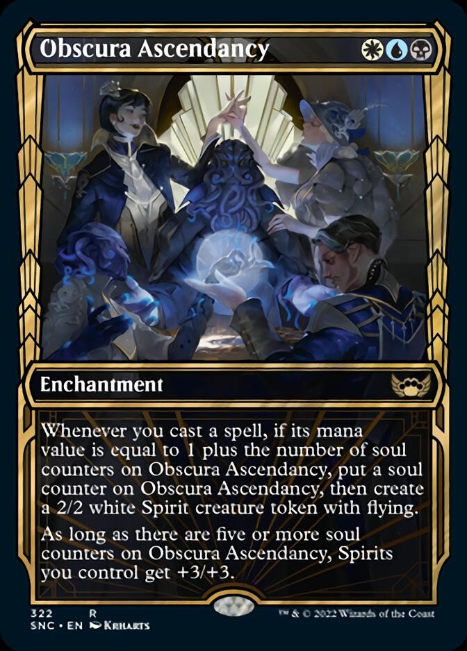 Obscura Ascendancy (Showcase Golden Age) [Streets of New Capenna] Magic: The Gathering