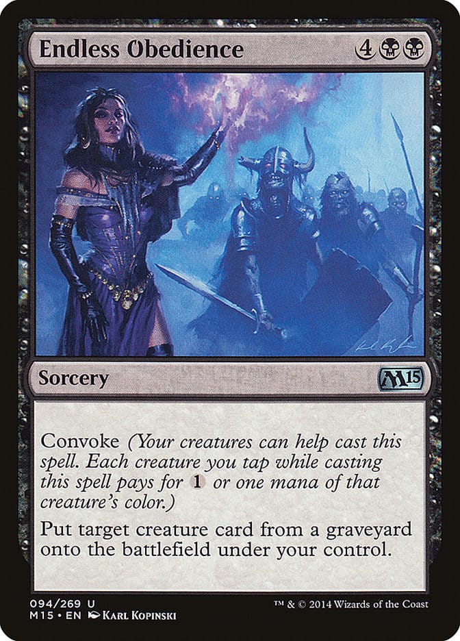 Endless Obedience [Magic 2015] Magic: The Gathering