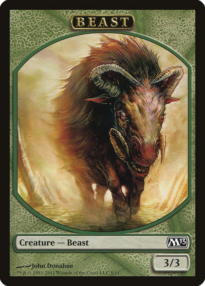 Beast Token [Magic 2013 Tokens] Magic: The Gathering