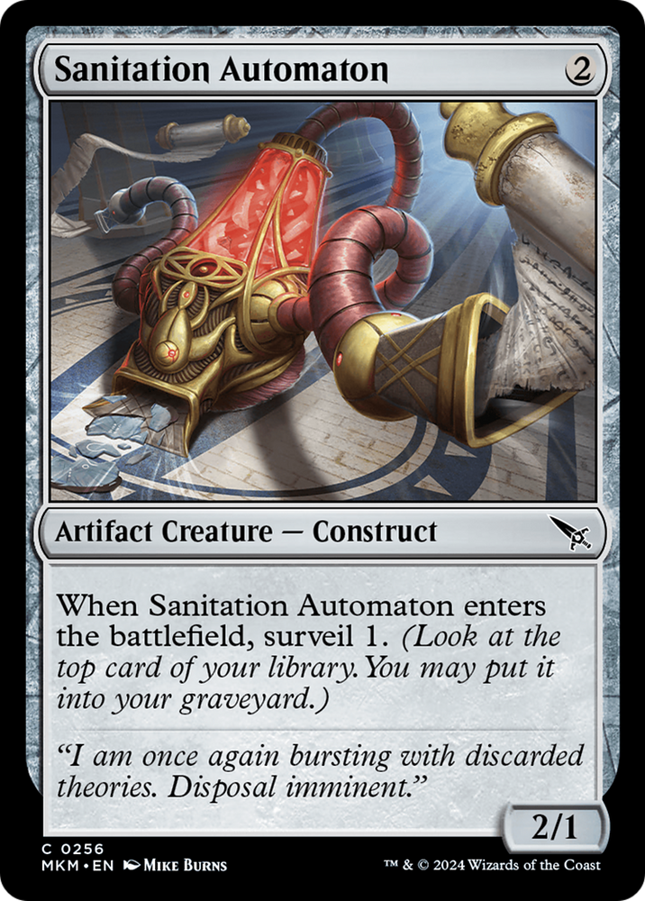 Sanitation Automaton [Murders at Karlov Manor] Magic: The Gathering