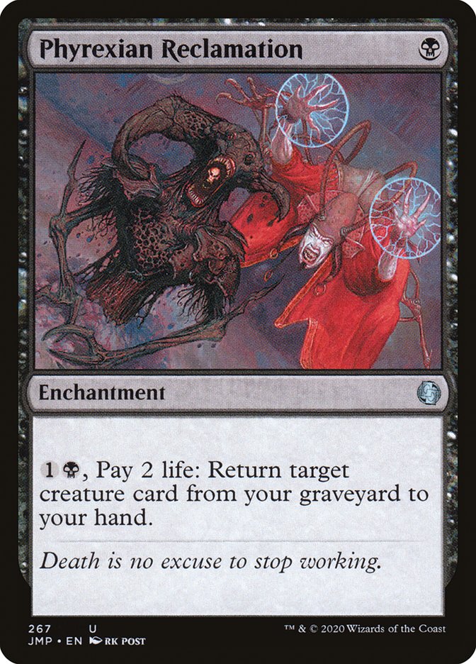 Phyrexian Reclamation [Jumpstart] Magic: The Gathering