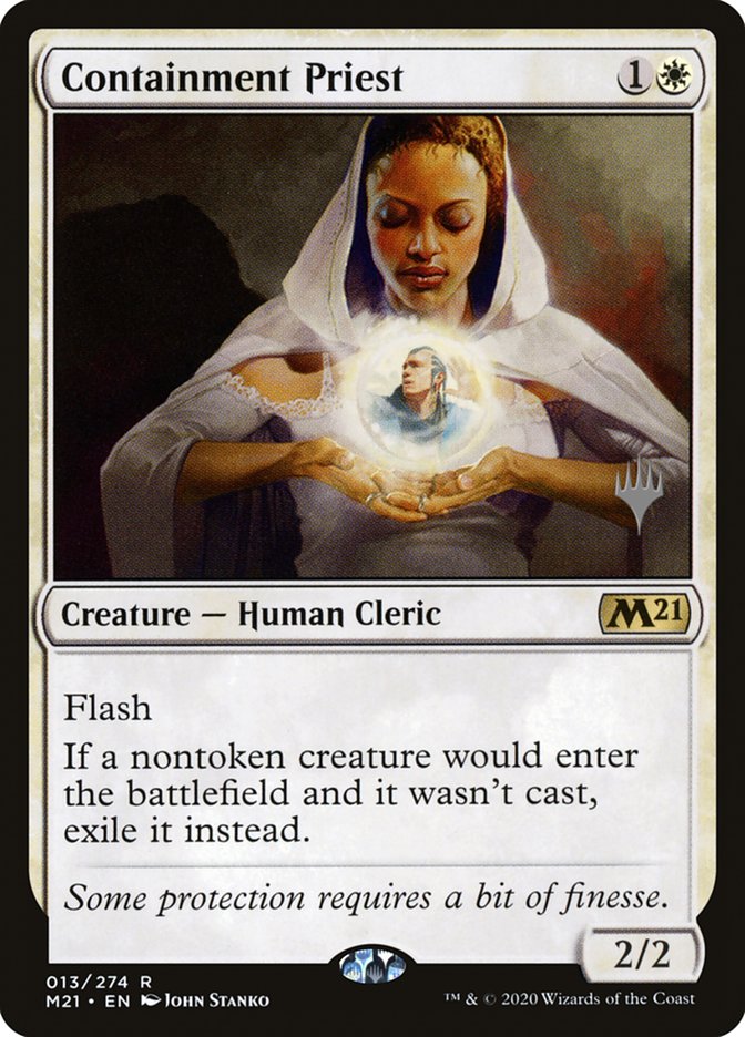 Containment Priest (Promo Pack) [Core Set 2021 Promos] Magic: The Gathering