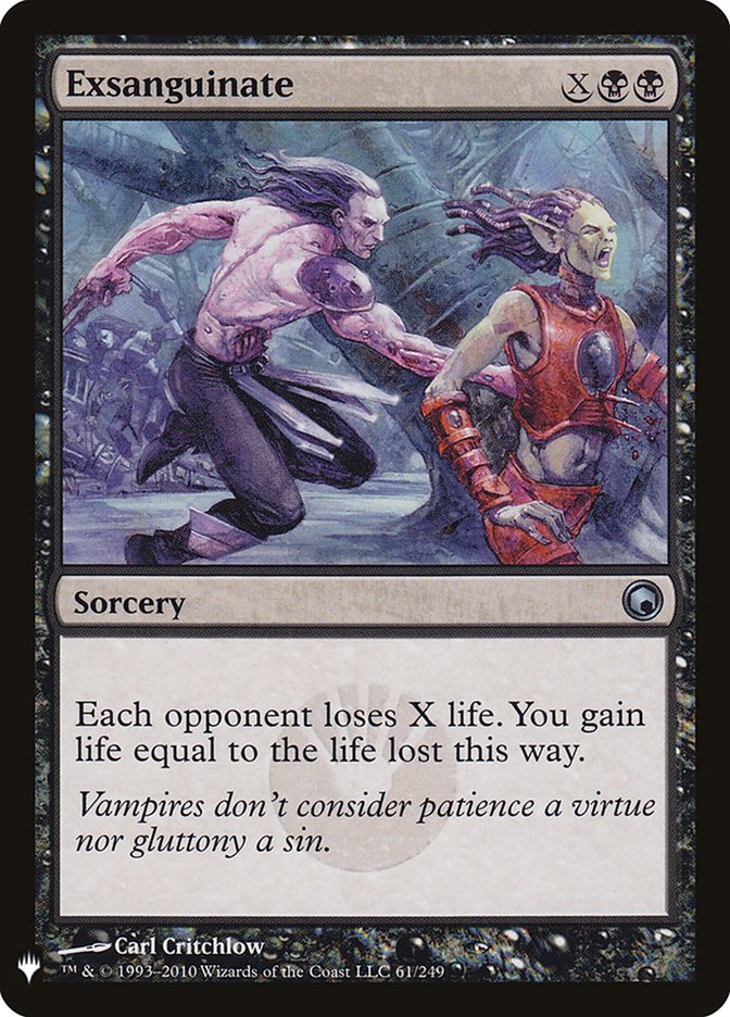 Exsanguinate [Mystery Booster] Magic: The Gathering