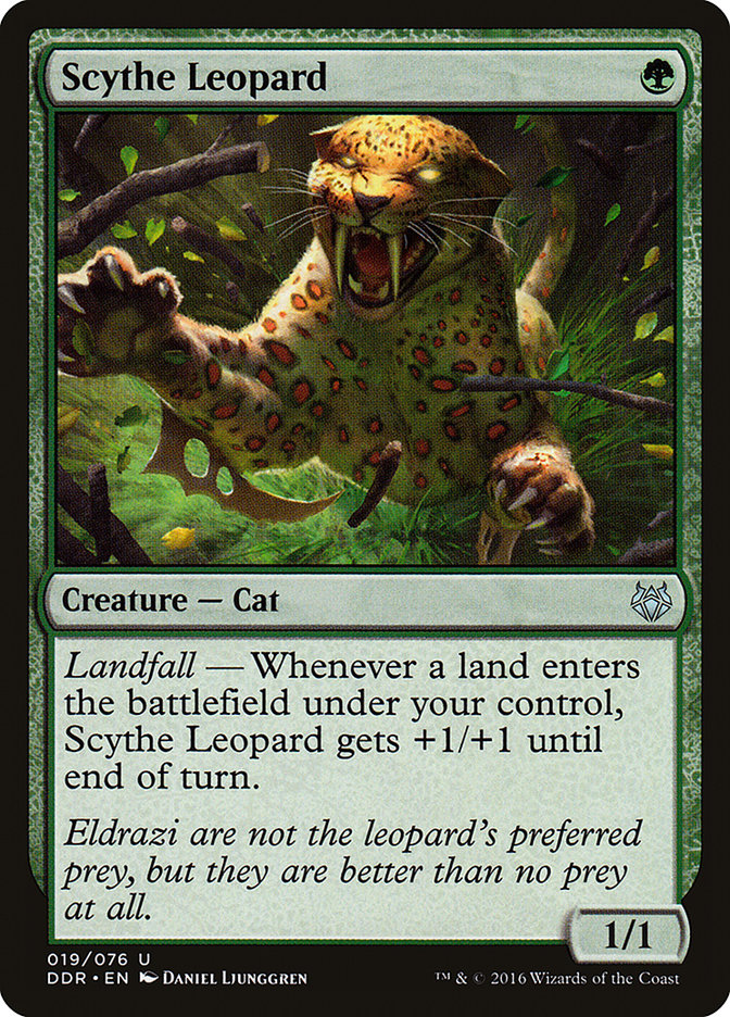 Scythe Leopard [Duel Decks: Nissa vs. Ob Nixilis] Magic: The Gathering