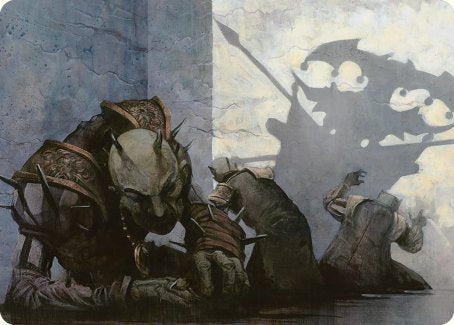 Decree of Pain Art Card [Commander Masters Art Series] Magic: The Gathering