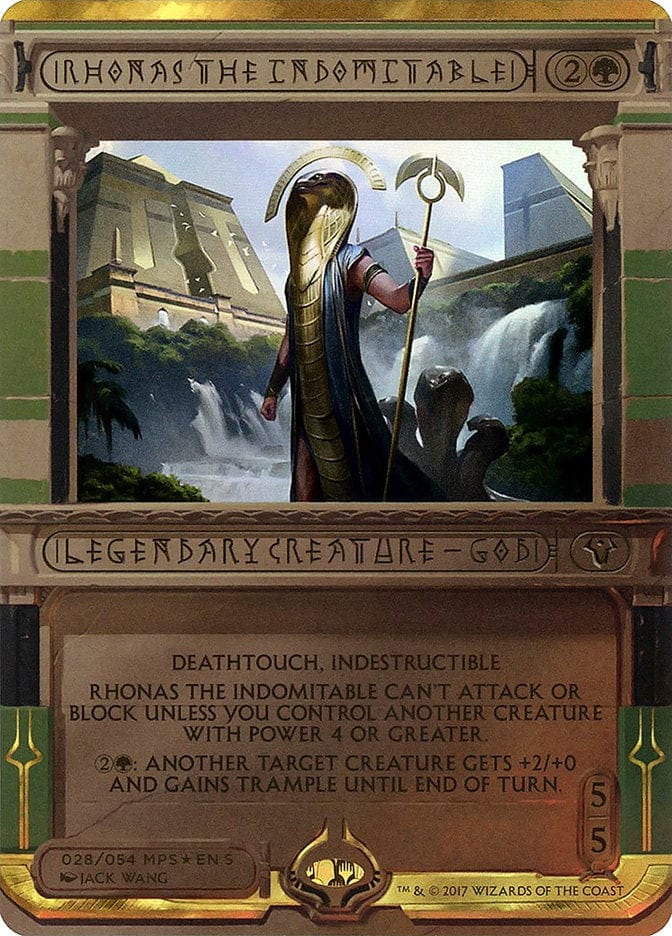 Rhonas the Indomitable (Invocation) [Amonkhet Invocations] Magic: The Gathering