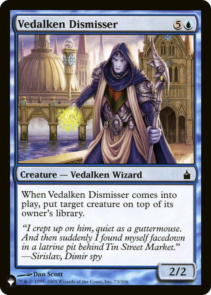 Vedalken Dismisser [The List] Magic: The Gathering