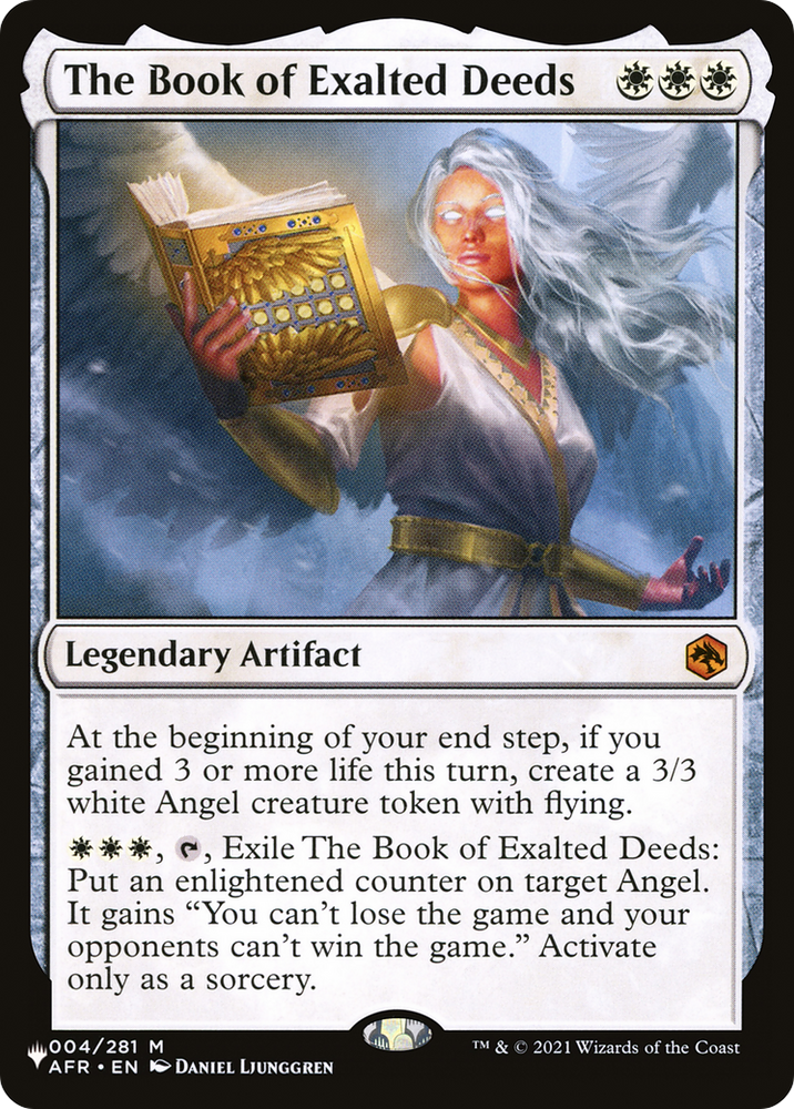 The Book of Exalted Deeds [Secret Lair: Angels] Magic: The Gathering
