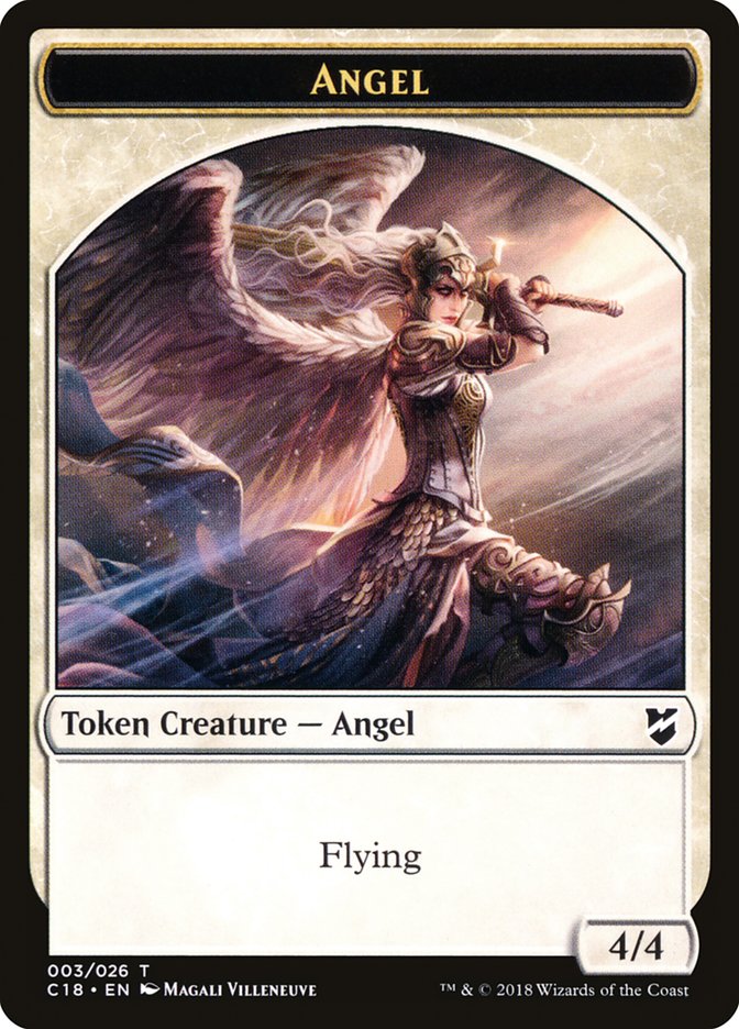 Angel Token [Commander 2018 Tokens] Magic: The Gathering