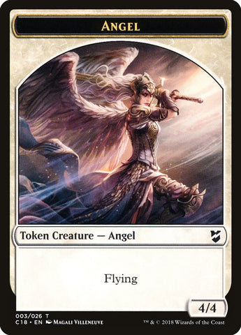 Angel Token [Commander 2018 Tokens] Magic: The Gathering