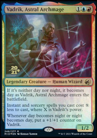 Vadrik, Astral Archmage [Innistrad: Midnight Hunt Prerelease Promos] Magic: The Gathering