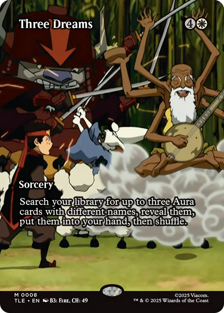 Three Dreams (Borderless) [Avatar: The Last Airbender: Eternal-Legal] Magic: The Gathering