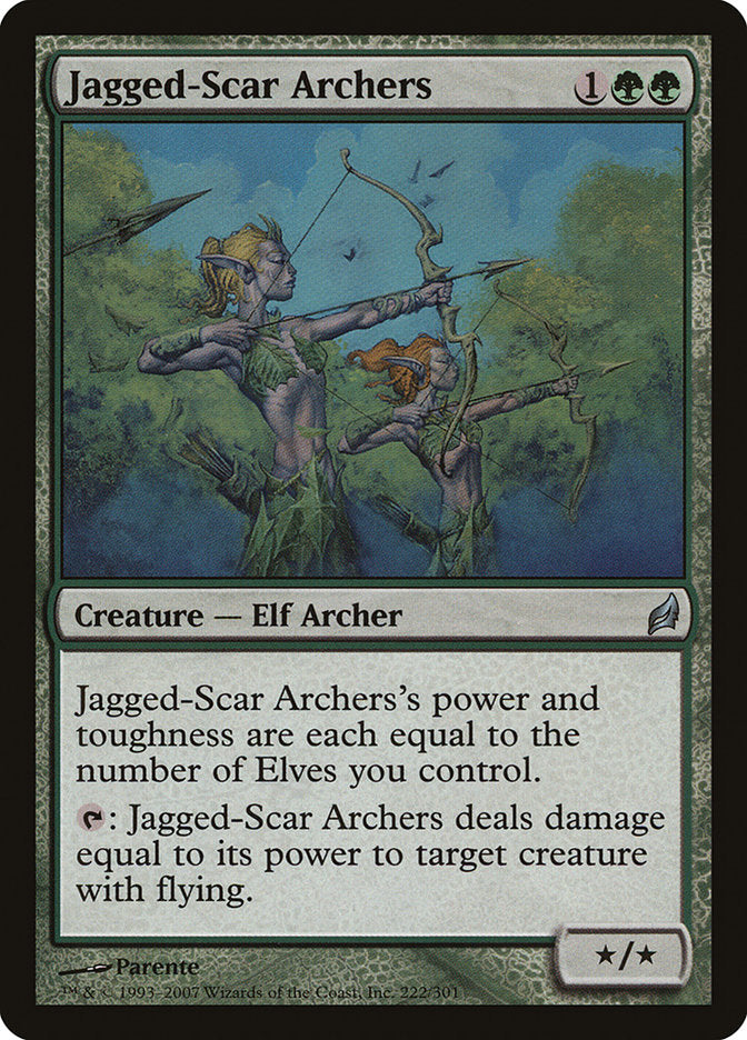Jagged-Scar Archers [Lorwyn] Magic: The Gathering