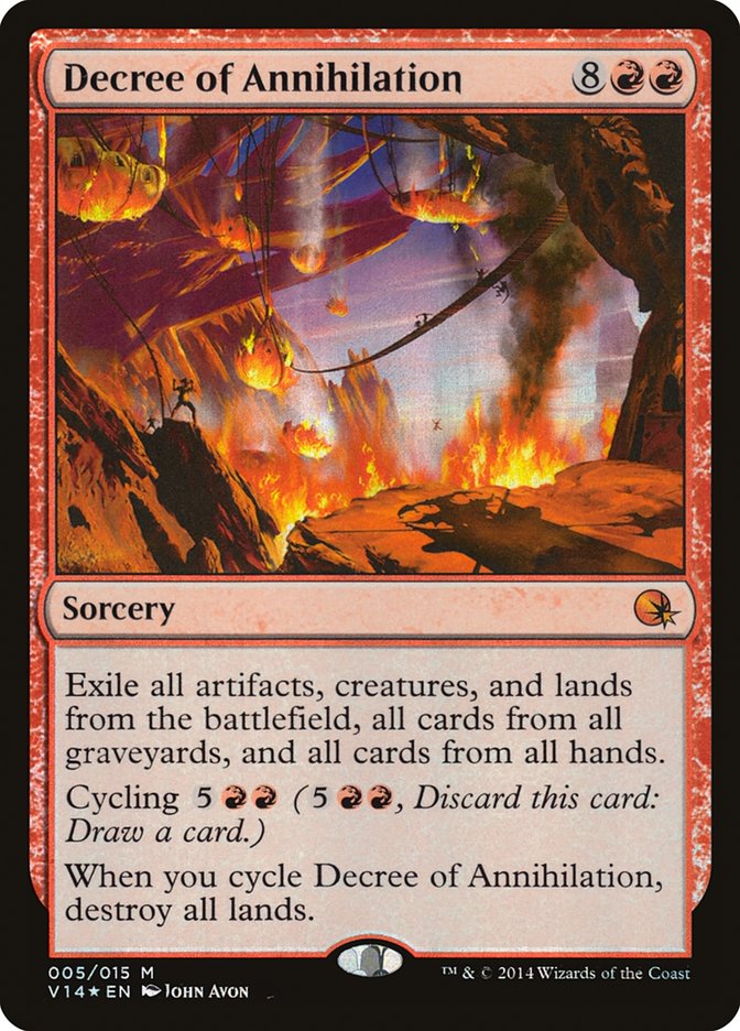 Decree of Annihilation [From the Vault: Annihilation] Magic: The Gathering