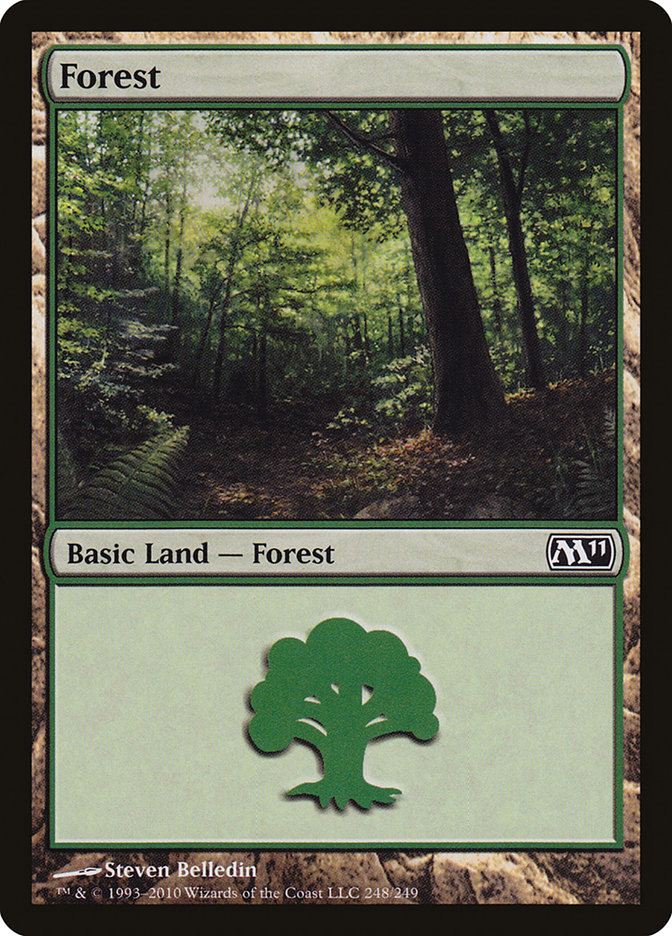 Forest (248) [Magic 2011] Magic: The Gathering