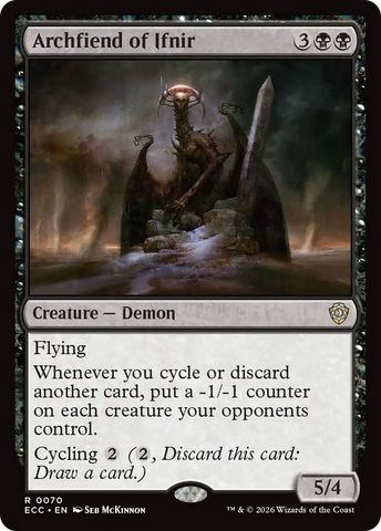 Archfiend of Ifnir [Lorwyn Eclipsed Commander] Magic: The Gathering