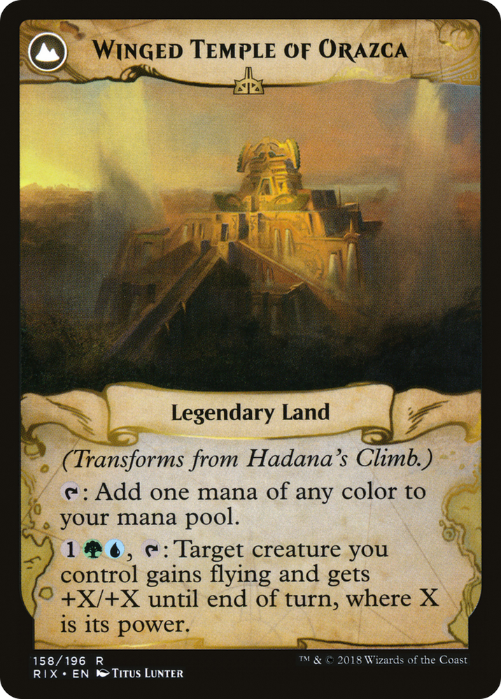 Hadana's Climb // Winged Temple of Orazca [Secret Lair: From Cute to Brute] Magic: The Gathering