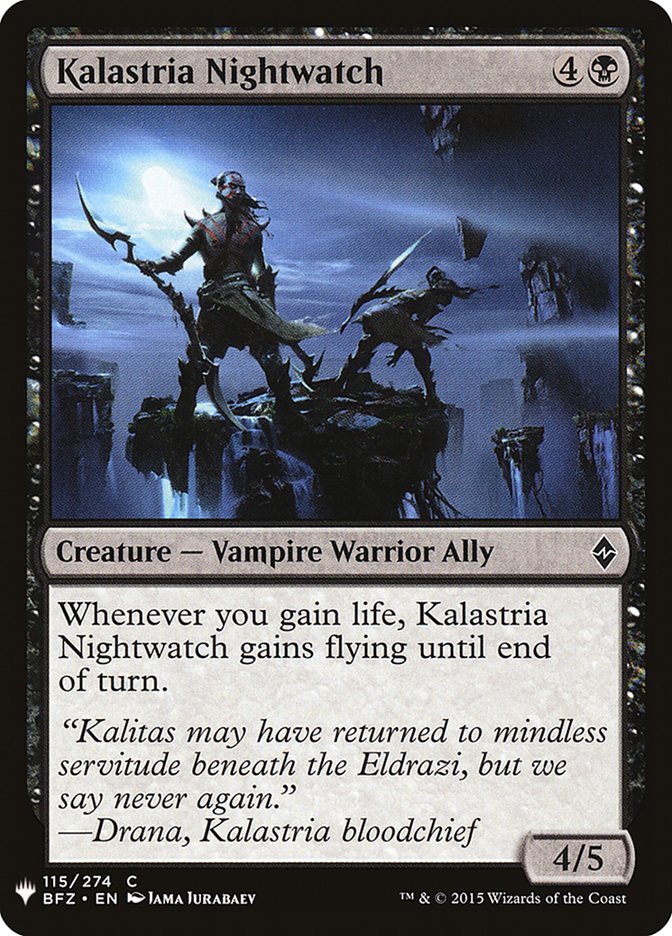 Kalastria Nightwatch [Mystery Booster] Magic: The Gathering