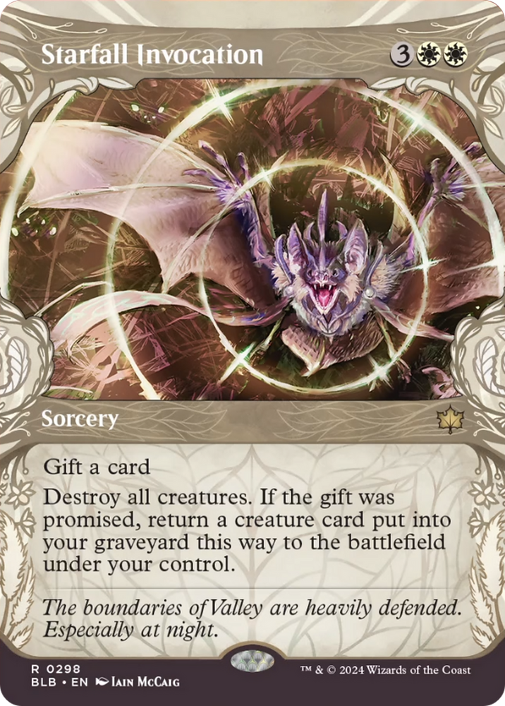 Starfall Invocation (Showcase) [Bloomburrow] Magic: The Gathering