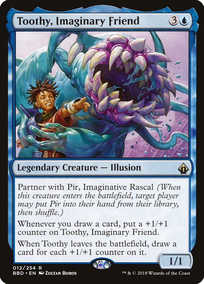 Toothy, Imaginary Friend [Battlebond] Magic: The Gathering