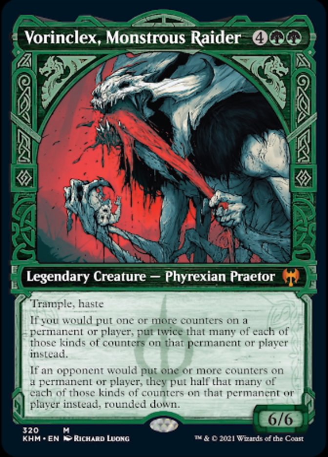 Vorinclex, Monstrous Raider (Showcase) [Kaldheim] Magic: The Gathering