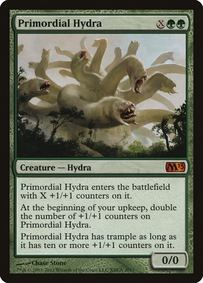 Primordial Hydra (Duels of the Planeswalkers Promos) [Duels of the Planeswalkers Promos 2013] Magic: The Gathering