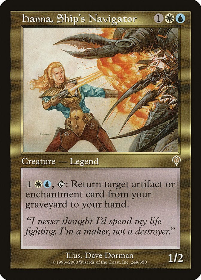 Hanna, Ship's Navigator [Invasion] Magic: The Gathering