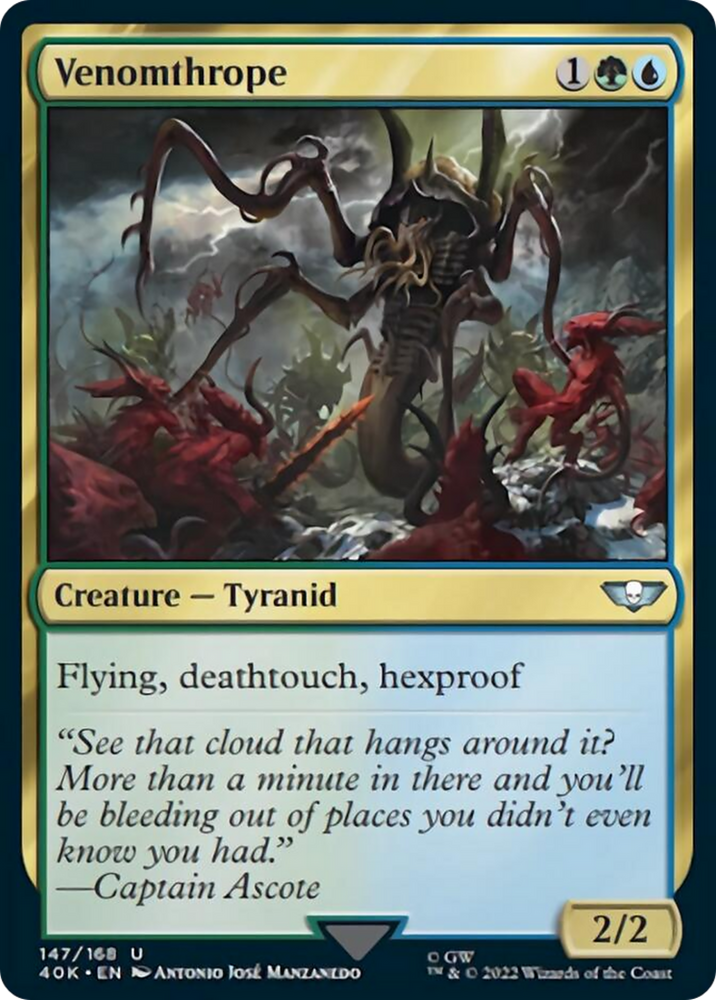 Venomthrope (Surge Foil) [Warhammer 40,000] Magic: The Gathering