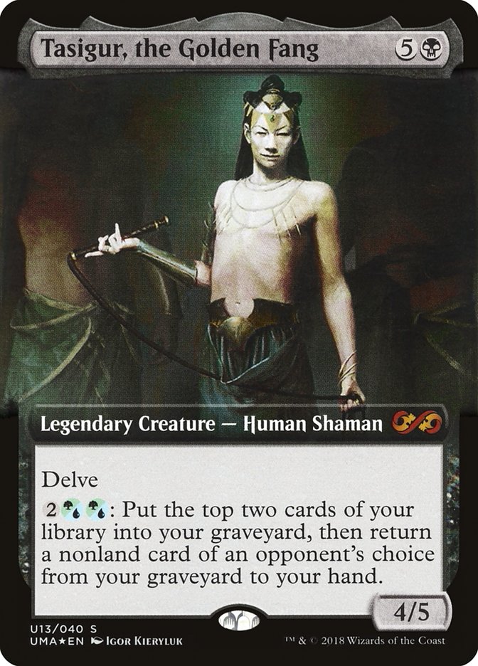 Tasigur, the Golden Fang (Topper) [Ultimate Masters Box Topper] Magic: The Gathering