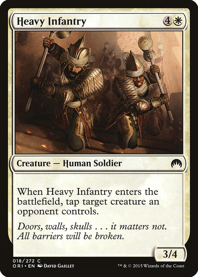 Heavy Infantry [Magic Origins] Magic: The Gathering