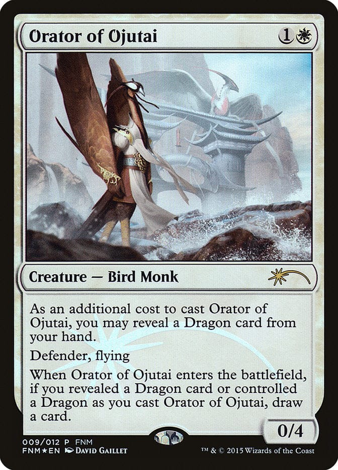 Orator of Ojutai [Friday Night Magic 2015] Magic: The Gathering