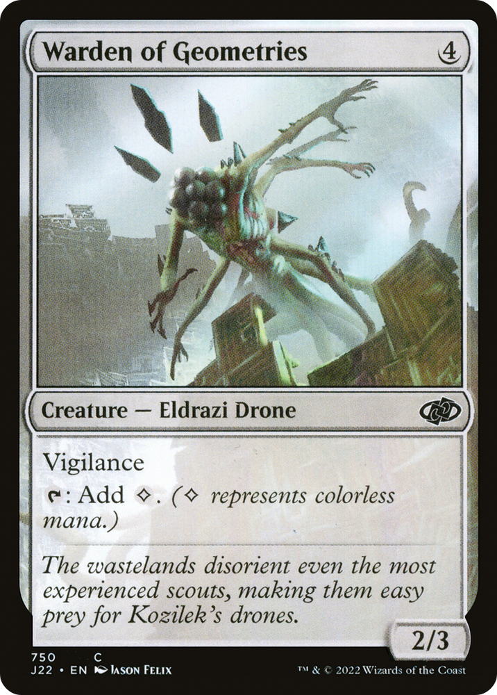 Warden of Geometries [Jumpstart 2022] Magic: The Gathering